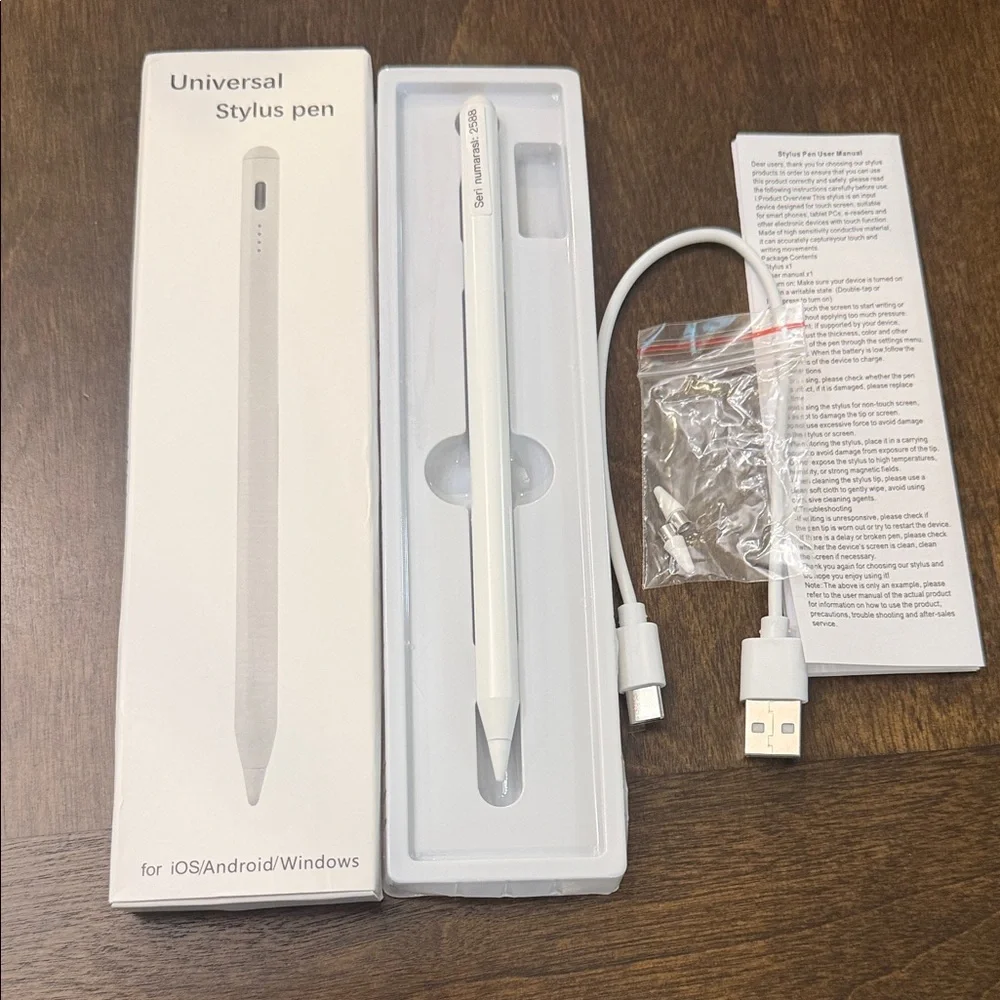 Stylus Pen for Tablets - White